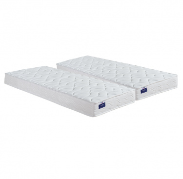 Lit électrique tapissier duo Gravity + matelas latex Roma