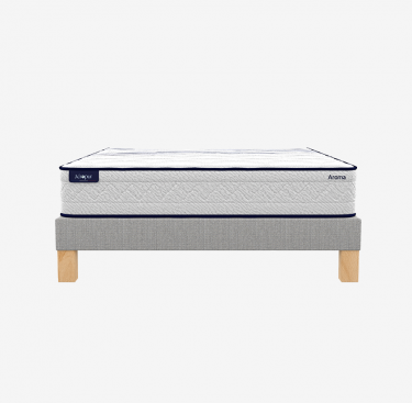 Ensemble matelas latex Aroma et sommier Bohème 15