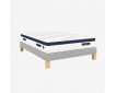 Ensemble matelas latex Vitaform et sommier Bohème 15