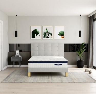 Ensemble matelas latex Vitaform et sommier Bohème 15